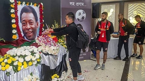Jerry Lalrinzuala of East Bengal FC pays tribute to Pele