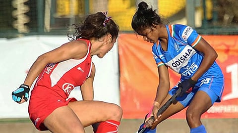 A visual from the match