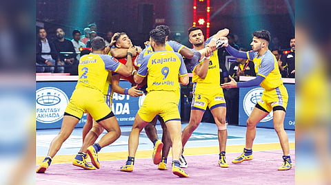 Tamil Thalaivas was on top of its game from start to finish against UP Yoddhas.