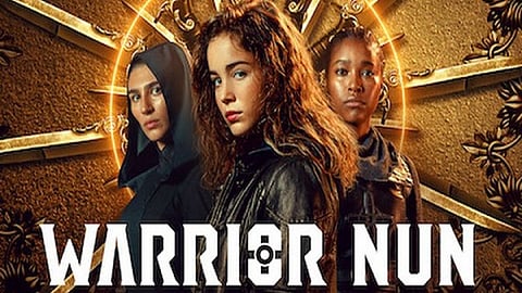 Warrior Nun poster look