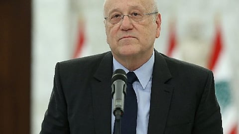 Lebanese caretaker Prime Minister Najib Mikati