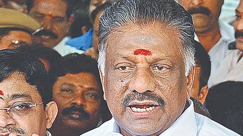 former CM O Panneerselvam