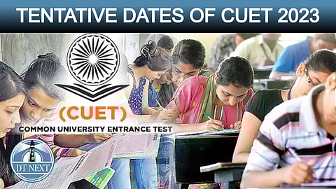 Tentative dates of CUET 2023