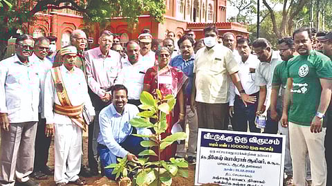 The ?one lakh trees in one year concept? was achieved within eight months in Thanjavur district