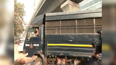 Shraddha murder accused being taken to Ambedkar Hospital for Narco test amid tight security of Delhi Police