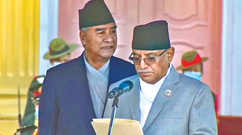 Former rebellion leader, Pushpa Kamal Dahal, 68, emerged as the country?s top leader