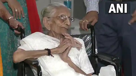 PM Modi's mother Hiraba cast her vote