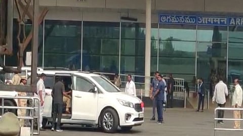 Visual from Gannavaram airport in Vijayawada