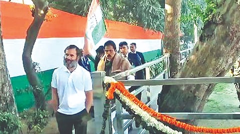 Congress chief Rahul Gandhi