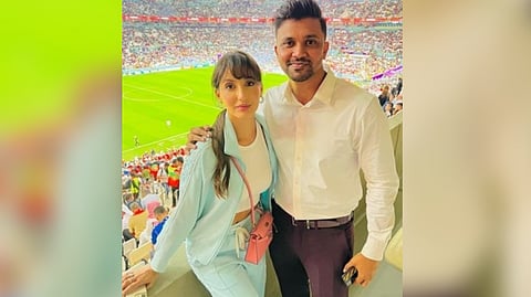 Rajit Dev with Nora Fatehi