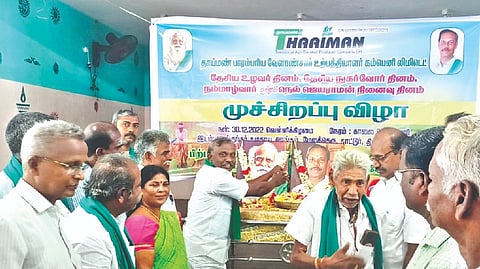 Construct fitting memorial for Nammazhvar, demand Delta farmers