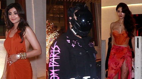 (L) Shilpa Shetty; Raj Kundra; Disha Patani