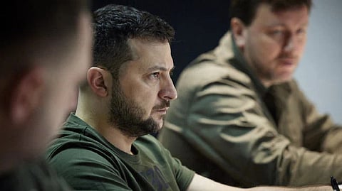 Ukrainian President Volodymyr Zelensky