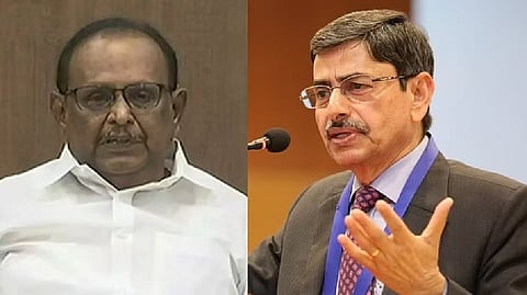 Law Minister S Regupathy; Tamil Nadu Governor RN Ravi