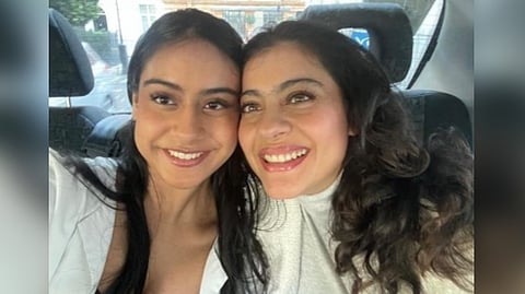 Nysa with Kajol