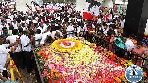 35th death anniversary of AIADMK founder and former Chief Minister M G Ramachandran was observed on Saturday