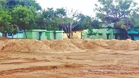 Tonnes of sand in Vallimalai govt school playground to be probed into