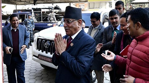 Nepal's Maoist Center Chairman Pushpa Kamal Dahal