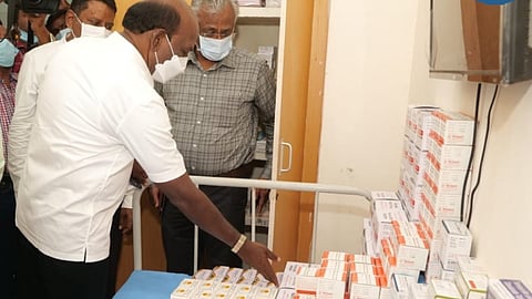 Ma Su inspects mock drill for Covid preparedness in RGGGH