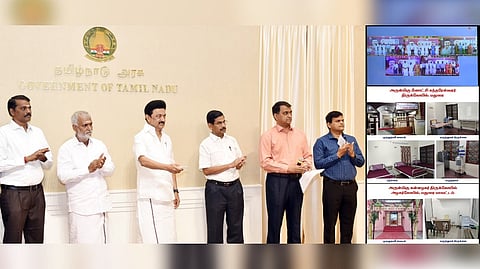 Stalin inaugurates the newly established medical centers in 5 temples.