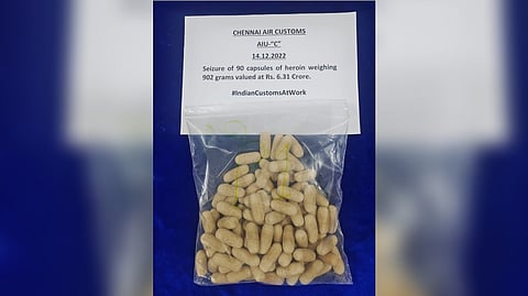 Seized Heroin worth Rs 6.31 crores