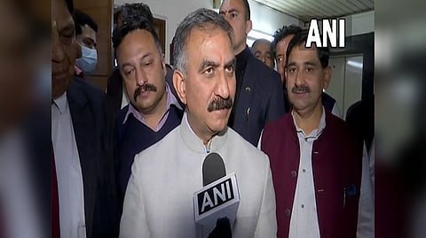 Himachal Pradesh CM Sukhvinder Singh Sukhu