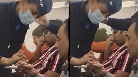 Screengrab from the video