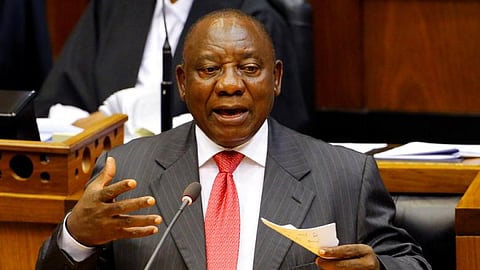 South African President Cyril Ramaphosa