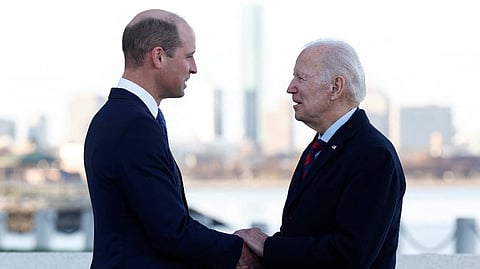 Prince William and US President Joe Biden