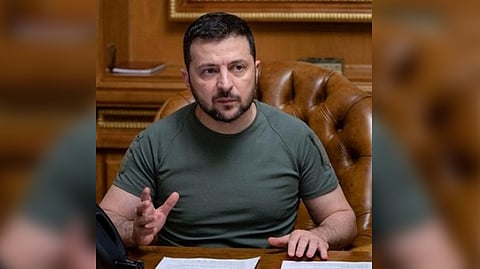 Ukraine's President Volodymyr Zelensky