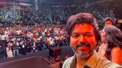 Actor Vijay in Varisu's audio launch