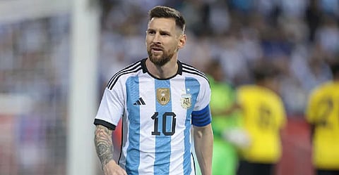 Argentina captain Lionel Messi