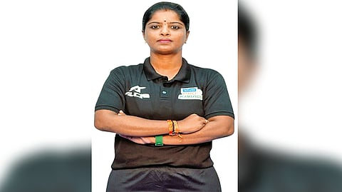 Tamil Nadu referee MK Sandhiya