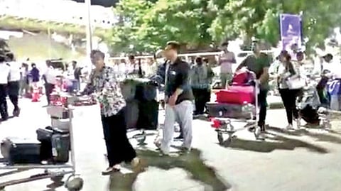 Passengers were put to unforeseen hardship and many had to walk for over half a kilometre to reach their vehicles stationed at the new facility.