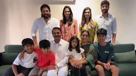 Allu Arjun and his family wishes Makar Sankranti