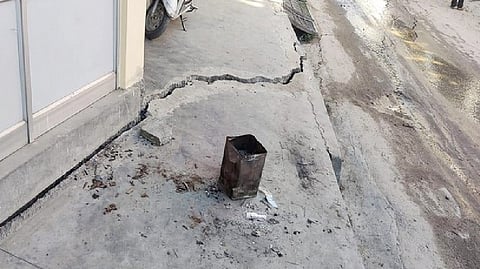 Visual of land subsidence in Uttarakhand's Joshimath