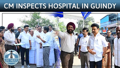 CM inspects construction work of King institute hospital