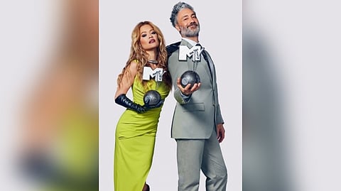 Rita Ora and Taika Waititi