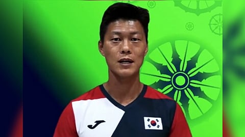 South Korean men's hockey captain Lee Namyong