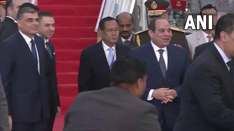 Egyptian President Abdel Fattah El-Sisi arrives New Delhi