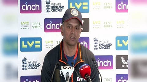 Indian head coach Rahul Dravid