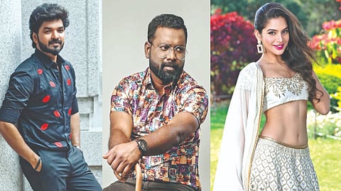 Actor Jai, Arunraja Kamaraj and Tanya Hope