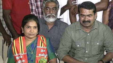 Menaka Navaneethan and Seeman