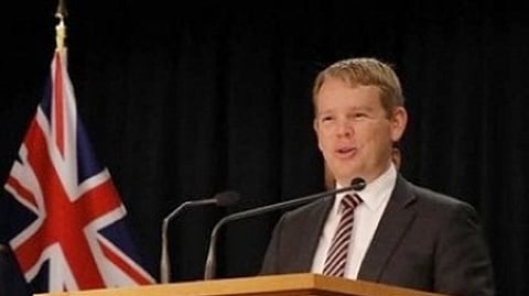 New Zealand's newly sworn-in Prime Minister Chris Hipkins