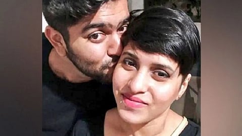 Shraddha Walkar with accused Aftab Poonawala