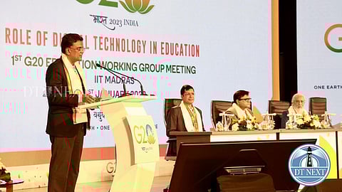 First G20 education working group meeting with 80 delegates from various countries