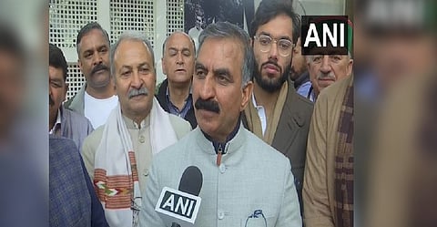 Himachal Pradesh Chief Minister Sukhvinder Singh Sukhu