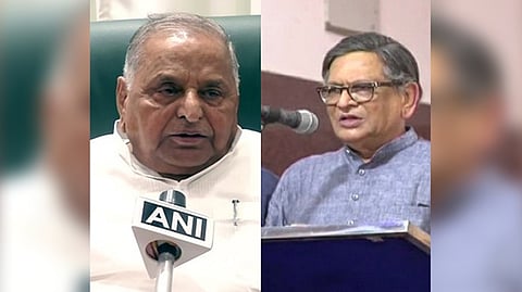 Late SP veteran leader Mulayam Singh Yadav and former Karnataka Chief Minister SM Krishna