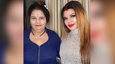 Rakhi Sawant with her mother