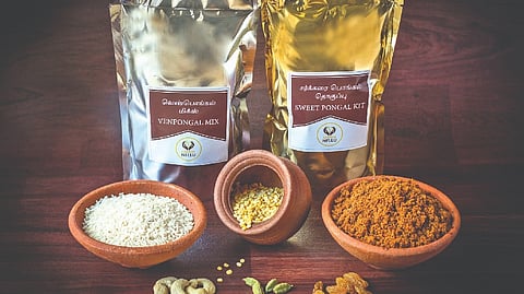 This Pongal gift hamper has rice varieties from 38 TN dists